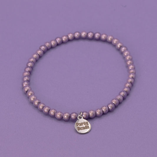 Lilac Bracelet Small Bead (4mm)